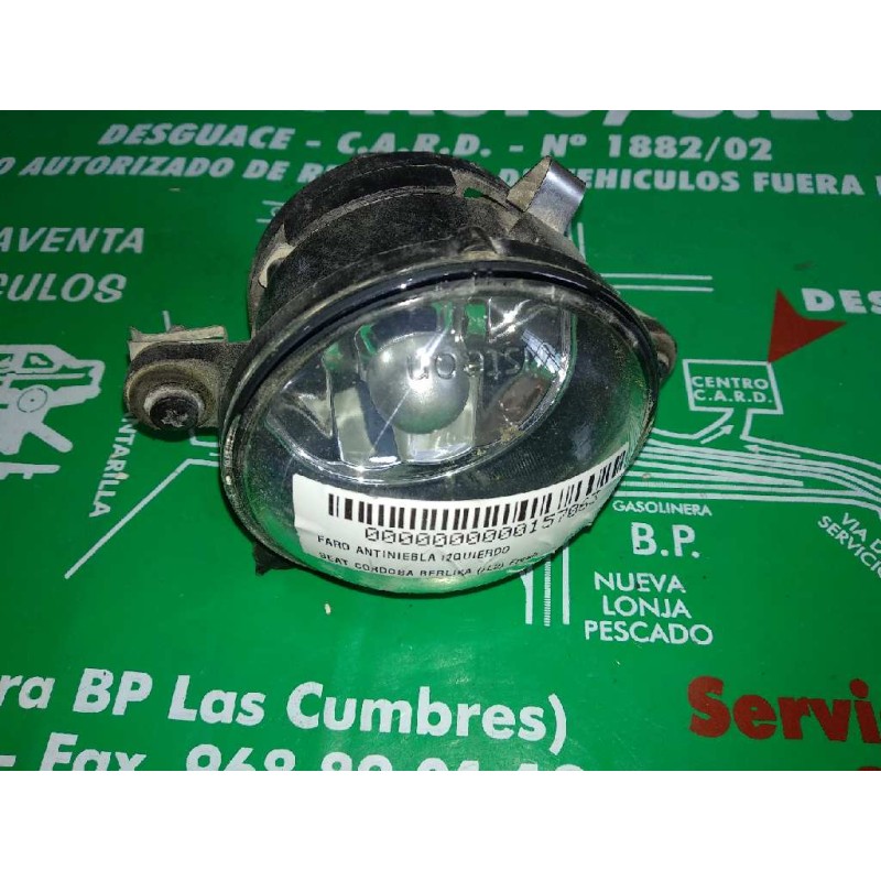 Recambio de faro antiniebla izquierdo para seat cordoba berlina (6l2) fresh referencia OEM IAM   