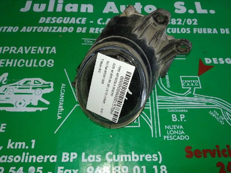 Recambio de faro antiniebla derecho para audi a4 berlina (8e) 2.5 tdi (120kw) referencia OEM IAM 8E0941700B  