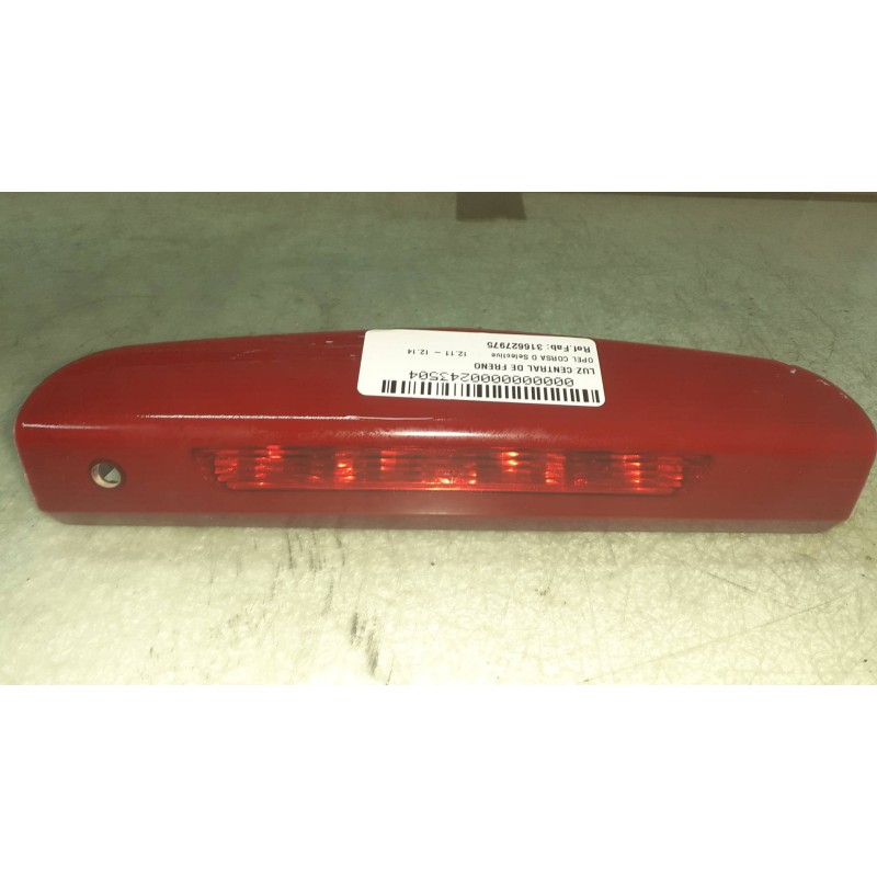 Recambio de luz central de freno para opel corsa d selective referencia OEM IAM 316627975  HELLA
