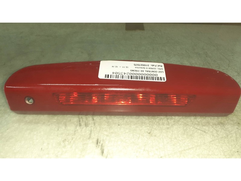 Recambio de luz central de freno para opel corsa d selective referencia OEM IAM 316627975  HELLA