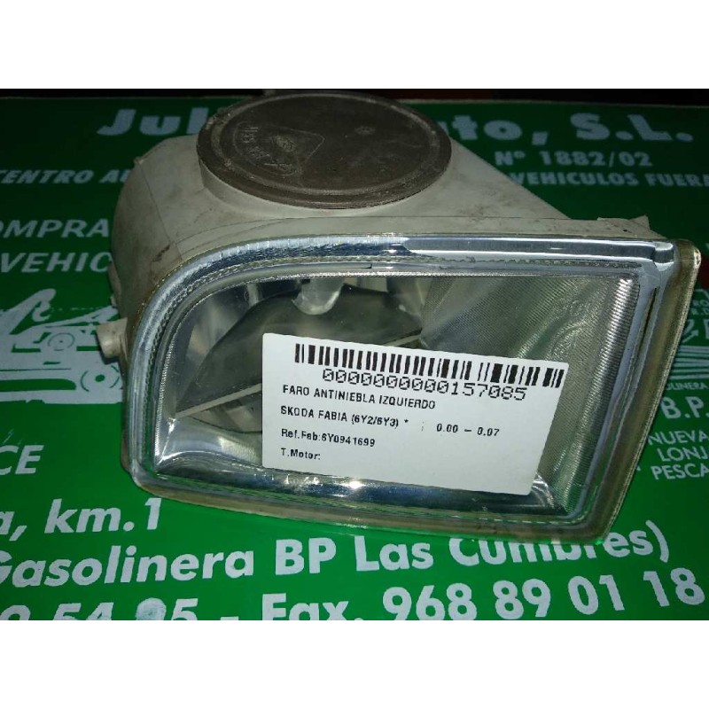 Recambio de faro antiniebla izquierdo para skoda fabia (6y2/6y3) referencia OEM IAM 6Y0941699  