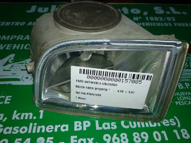 Recambio de faro antiniebla izquierdo para skoda fabia (6y2/6y3) referencia OEM IAM 6Y0941699  