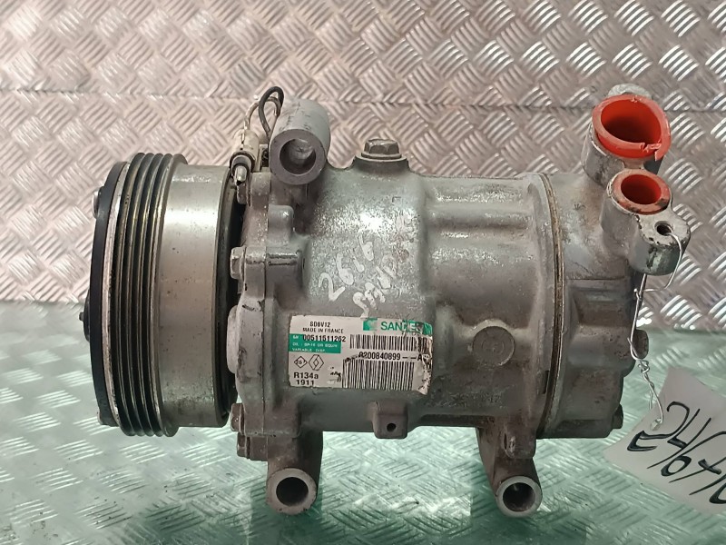 Recambio de compresor aire acondicionado para dacia sandero básico referencia OEM IAM 8200840899 SD6VDCF SANDEN