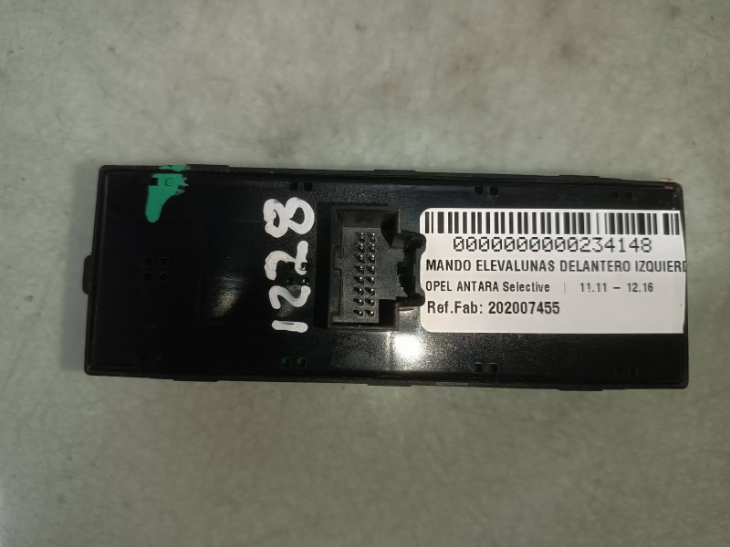 Recambio de mando elevalunas delantero izquierdo para opel antara selective referencia OEM IAM 202007455  