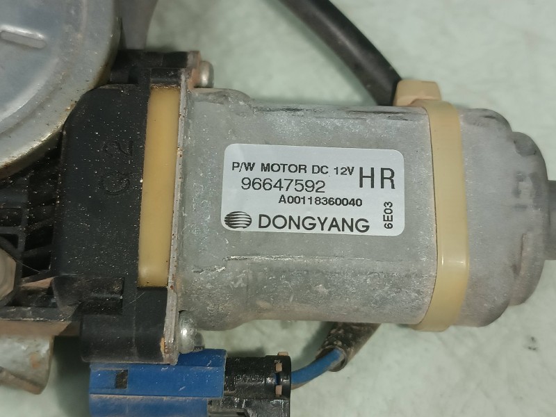 Recambio de elevalunas trasero derecho para chevrolet epica lt referencia OEM IAM 96647592 A00118360040 ELECTRICO