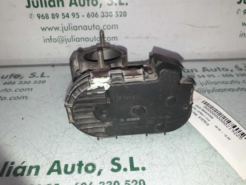 Recambio de caja mariposa para opel corsa c club referencia OEM IAM 9157512 0280750044 BOSCH