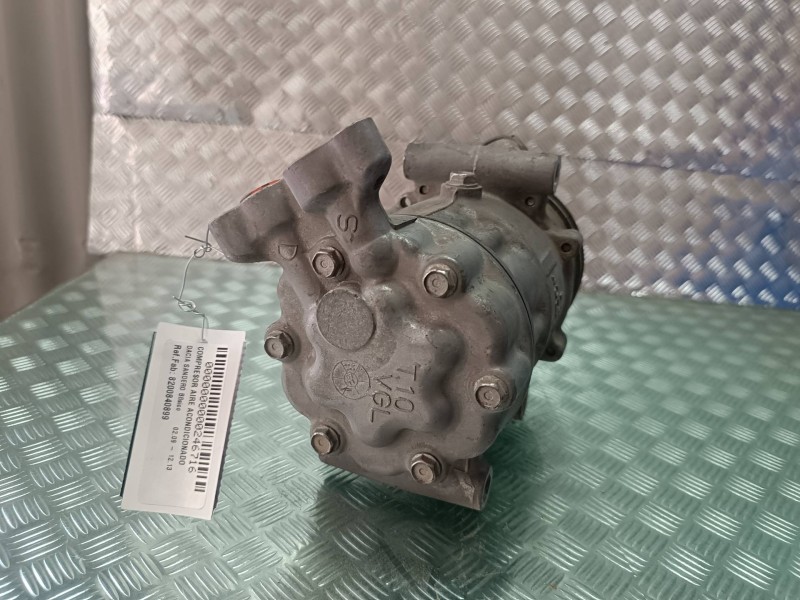 Recambio de compresor aire acondicionado para dacia sandero básico referencia OEM IAM 8200840899 SD6VDCF SANDEN