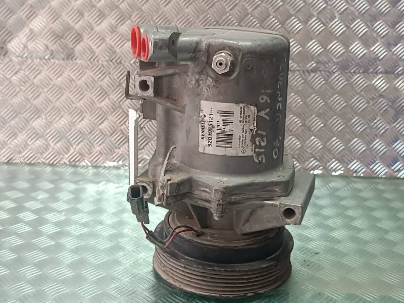 Recambio de compresor aire acondicionado para renault fluence dynamique referencia OEM IAM 8201025121 CR12SC CONECTOR 2 PINES