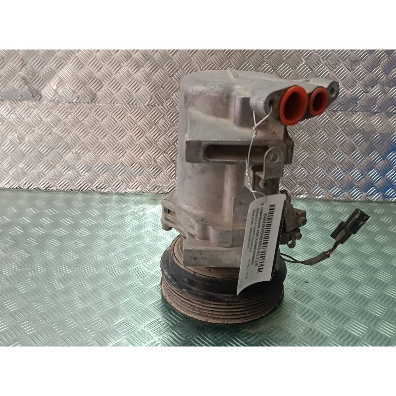 Recambio de compresor aire acondicionado para renault fluence dynamique referencia OEM IAM 8201025121 CR12SC CONECTOR 2 PINES