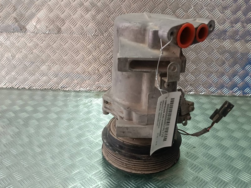 Recambio de compresor aire acondicionado para renault fluence dynamique referencia OEM IAM 8201025121 CR12SC CONECTOR 2 PINES