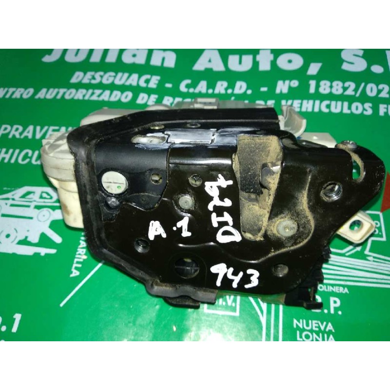 Recambio de cerradura puerta delantera izquierda para audi a1 (8x) attraction referencia OEM IAM 8X1837015 4+3 PINES BLANCO