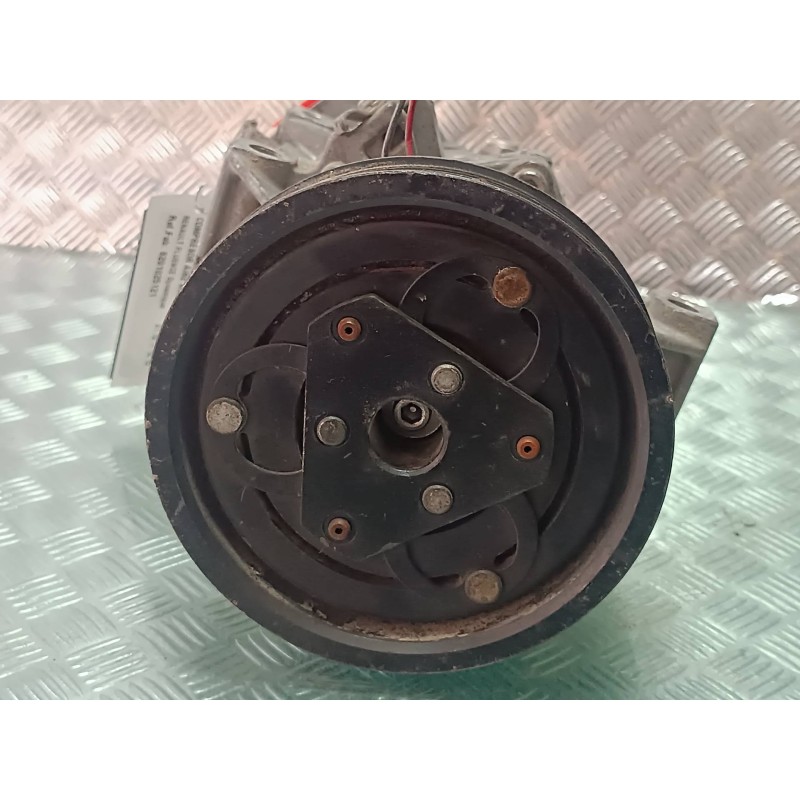 Recambio de compresor aire acondicionado para renault fluence dynamique referencia OEM IAM 8201025121 CR12SC CONECTOR 2 PINES