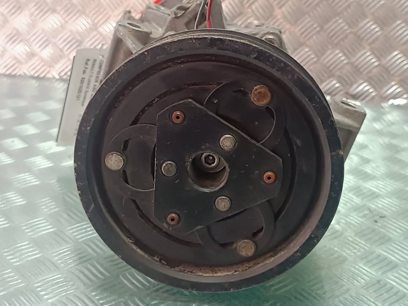 Recambio de compresor aire acondicionado para renault fluence dynamique referencia OEM IAM 8201025121 CR12SC CONECTOR 2 PINES