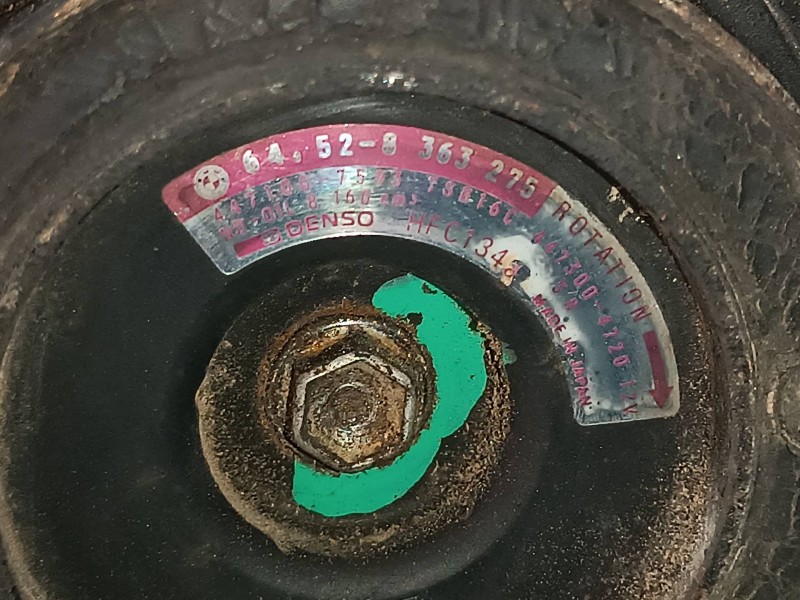 Recambio de compresor aire acondicionado para bmw serie 5 berlina (e39) 530d referencia OEM IAM 4472208022 HFC134A DENSO