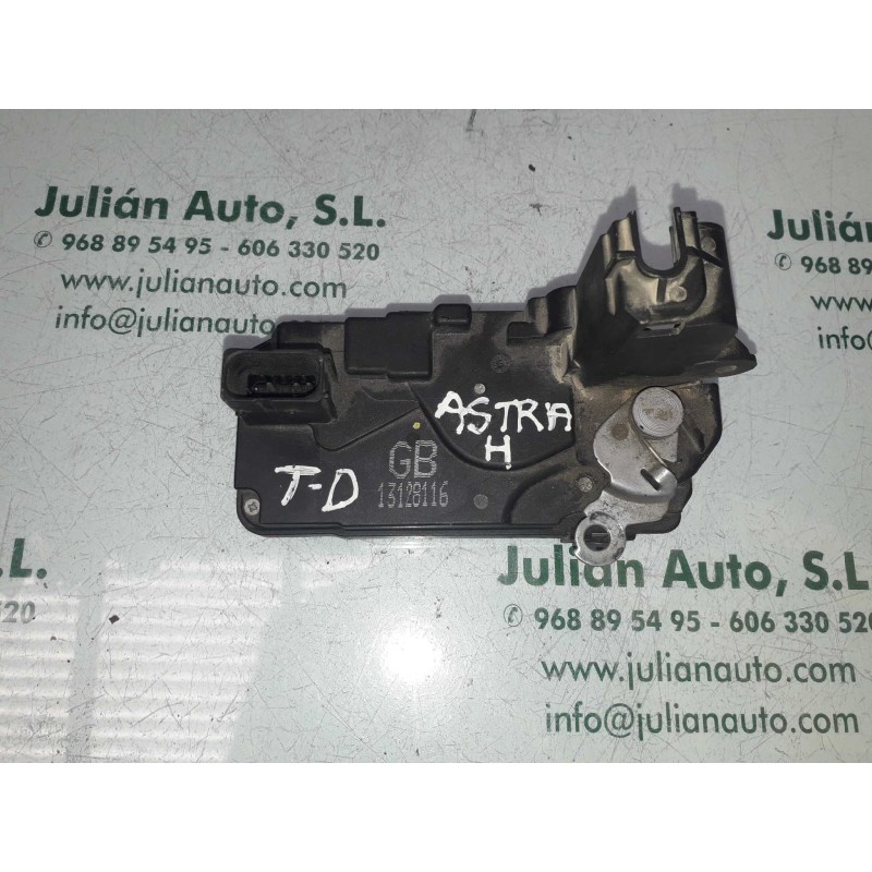 Recambio de cerradura puerta trasera derecha para opel astra h berlina elegance referencia OEM IAM 13128116  3+2 PINES