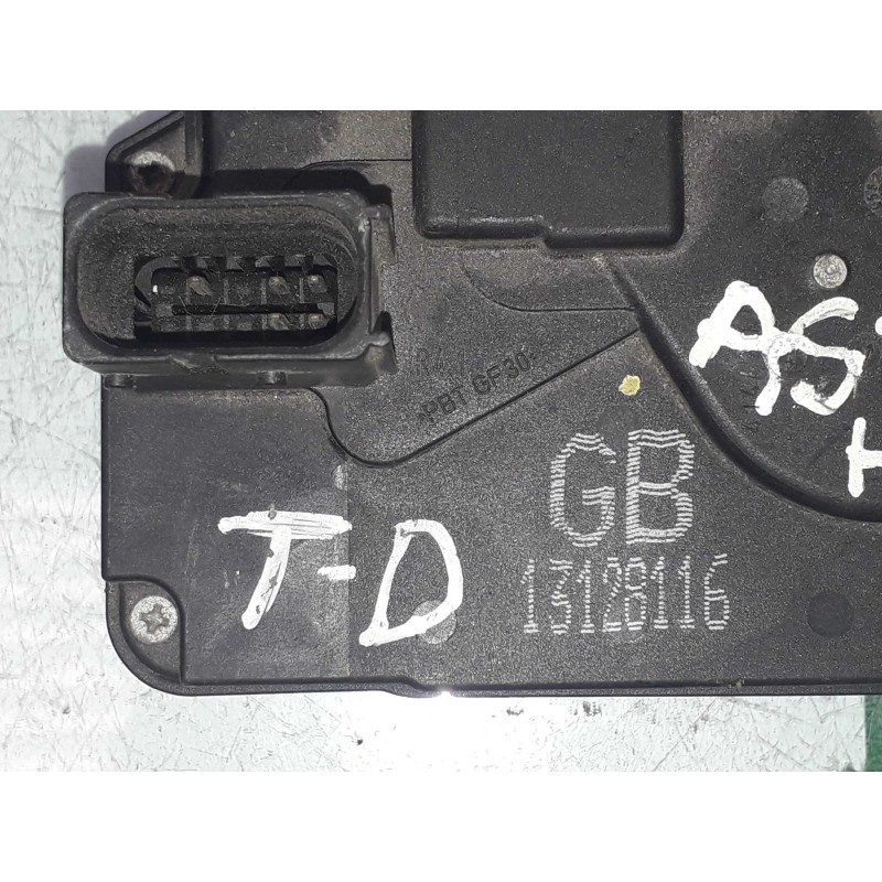 Recambio de cerradura puerta trasera derecha para opel astra h berlina elegance referencia OEM IAM 13128116  3+2 PINES