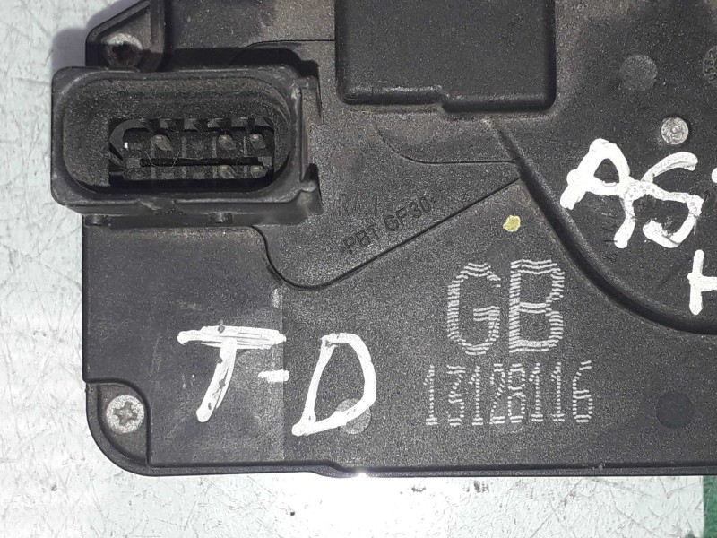 Recambio de cerradura puerta trasera derecha para opel astra h berlina elegance referencia OEM IAM 13128116  3+2 PINES