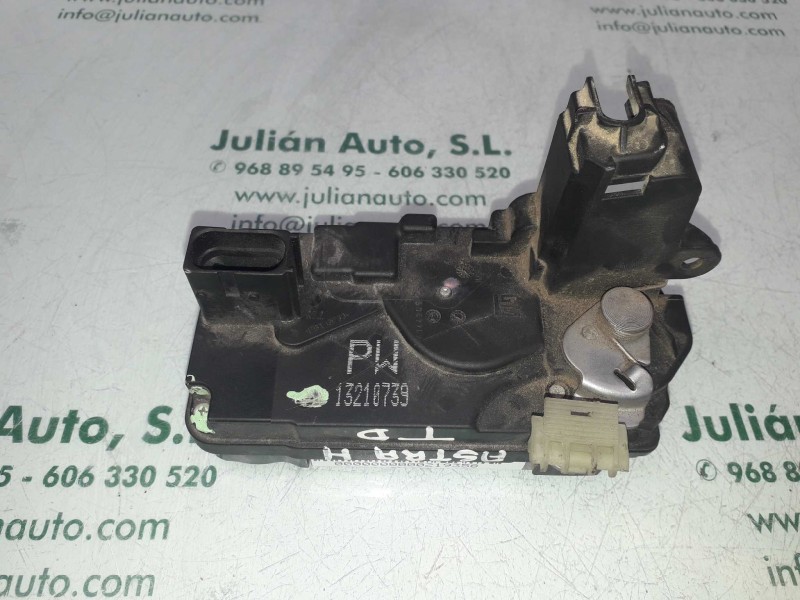 Recambio de cerradura puerta trasera derecha para opel astra h berlina enjoy referencia OEM IAM 13210739  3+2 PINES