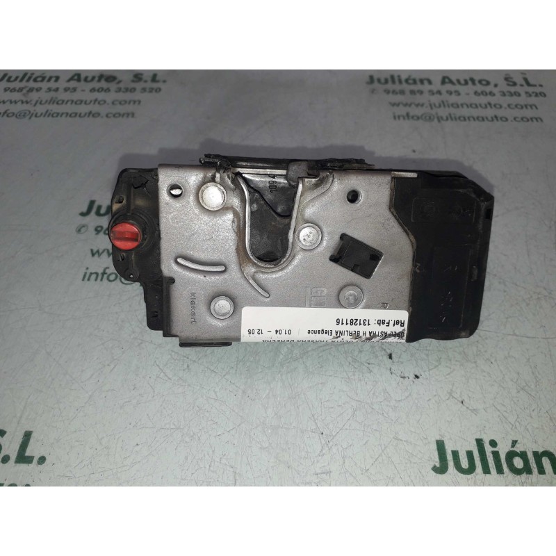 Recambio de cerradura puerta trasera derecha para opel astra h berlina elegance referencia OEM IAM 13128116  3+2 PINES