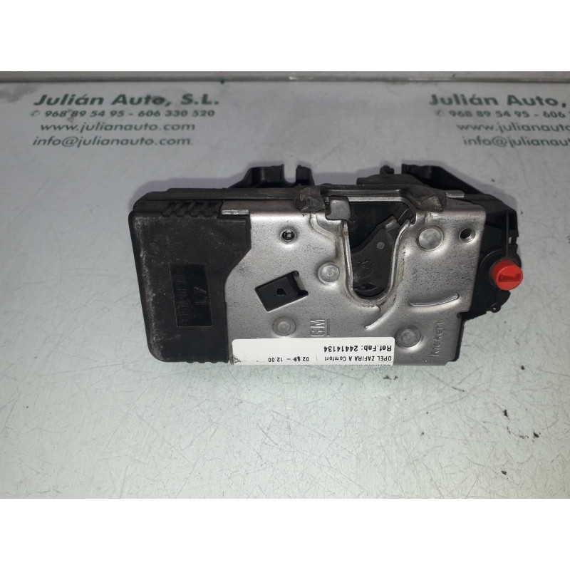 Recambio de cerradura puerta trasera izquierda para opel zafira a comfort referencia OEM IAM 24414134  2+1 PINES