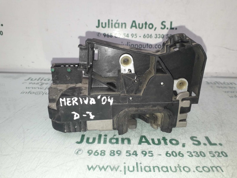 Recambio de cerradura puerta delantera izquierda para opel meriva blue line referencia OEM IAM 13203899  4+4 PINES