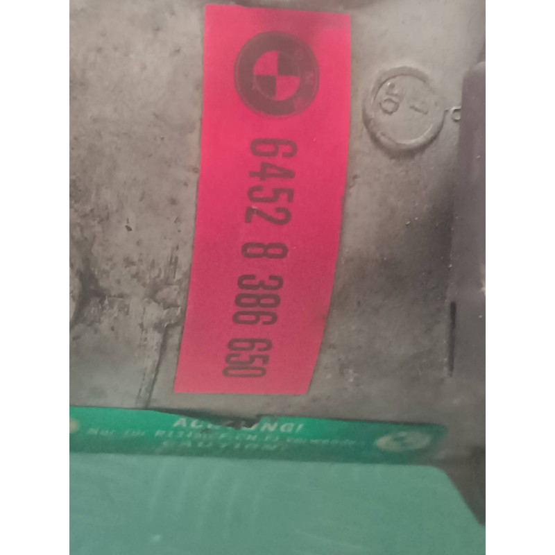 Recambio de compresor aire acondicionado para bmw serie 3 berlina (e46) 320d referencia OEM IAM 64528386650 R134A SEIKO