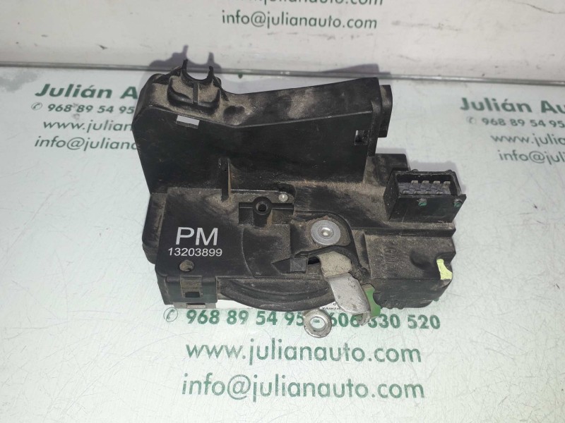 Recambio de cerradura puerta delantera izquierda para opel meriva blue line referencia OEM IAM 13203899  4+4 PINES