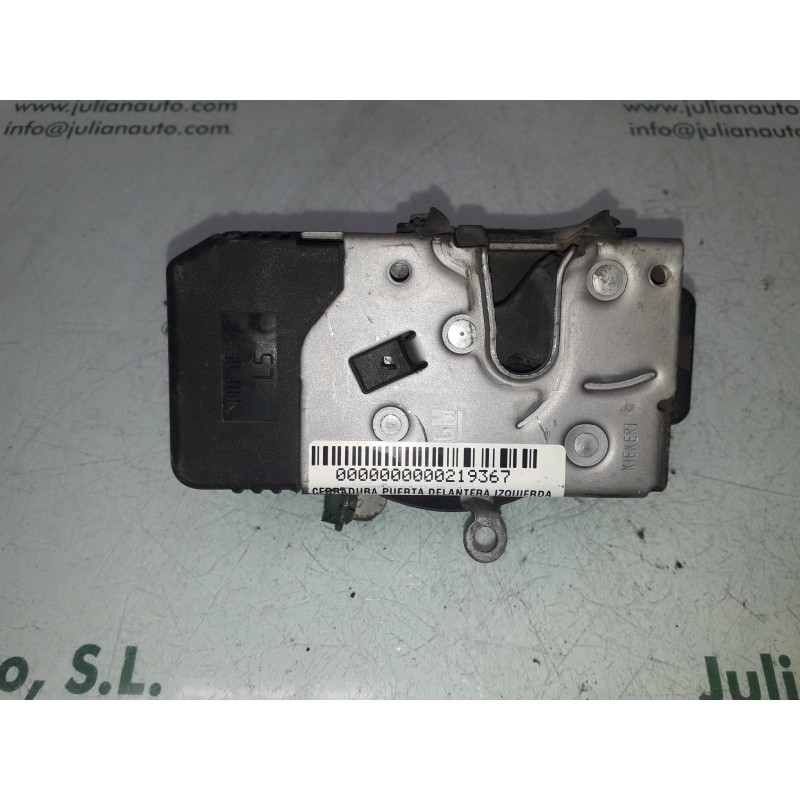 Recambio de cerradura puerta delantera izquierda para opel astra g berlina club referencia OEM IAM 24414116  4+4 PINES