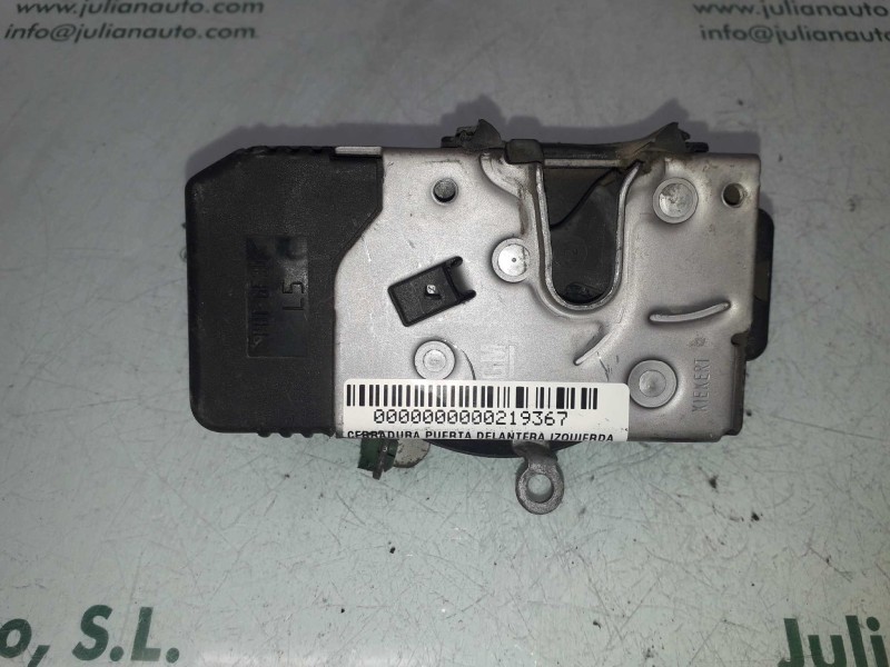 Recambio de cerradura puerta delantera izquierda para opel astra g berlina club referencia OEM IAM 24414116  4+4 PINES