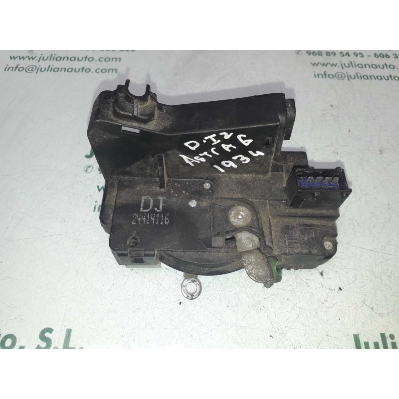 Recambio de cerradura puerta delantera izquierda para opel astra g berlina club referencia OEM IAM 24414116  4+4 PINES