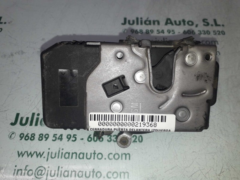 Recambio de cerradura puerta delantera izquierda para opel zafira a comfort referencia OEM IAM 24444015  4+4 PINES