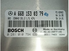 Recambio de centralita motor uce para mercedes-benz clase a (w168) 160 cdi (168.006) referencia OEM IAM A6681530379 0281010794 B 2