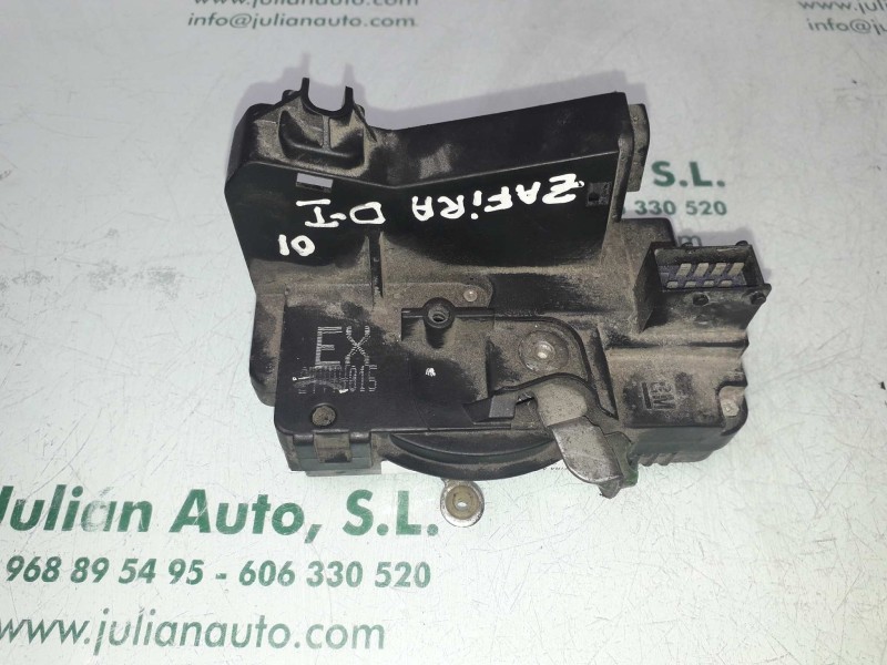 Recambio de cerradura puerta delantera izquierda para opel zafira a comfort referencia OEM IAM 24444015  4+4 PINES