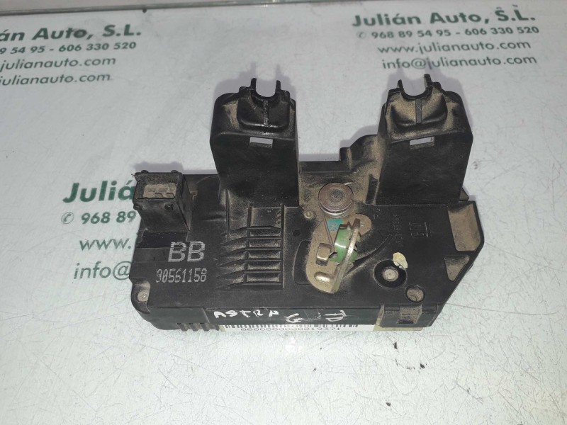 Recambio de cerradura puerta trasera derecha para opel astra g berlina club referencia OEM IAM 90561158  2+1 PINES