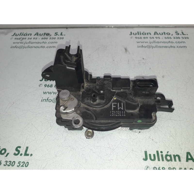 Recambio de cerradura puerta delantera izquierda para opel astra h berlina essentia referencia OEM IAM 13128111  3+2 PINES