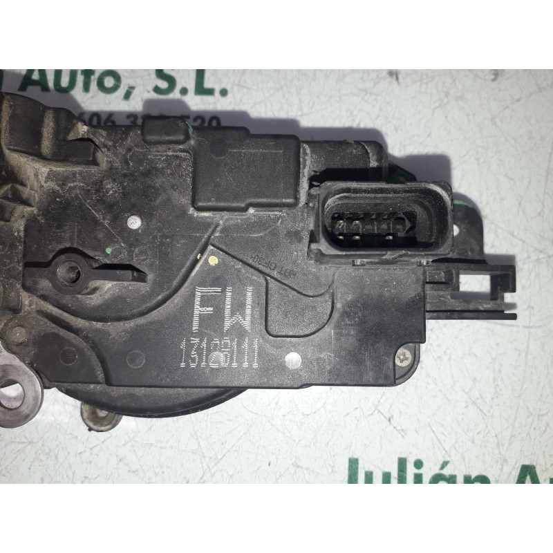 Recambio de cerradura puerta delantera izquierda para opel astra h berlina essentia referencia OEM IAM 13128111  3+2 PINES