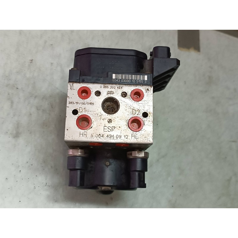 Recambio de abs para mercedes-benz clase a (w168) 160 cdi (168.006) referencia OEM IAM A0044310912 0255202461 BOSCH
