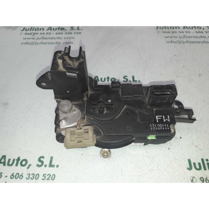 Recambio de cerradura puerta delantera izquierda para opel astra h berlina essentia referencia OEM IAM 13128111  3+1 PINES