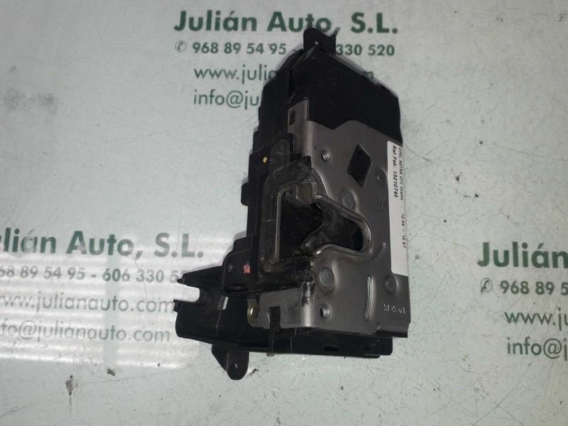 Recambio de cerradura puerta delantera derecha para opel astra gtc cosmo referencia OEM IAM 13210749  2+2 PINES