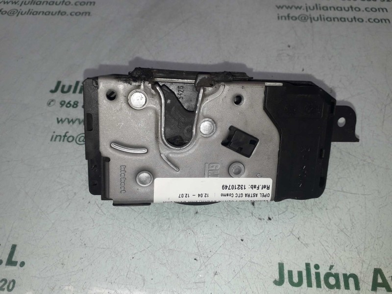 Recambio de cerradura puerta delantera derecha para opel astra gtc cosmo referencia OEM IAM 13210749  2+2 PINES