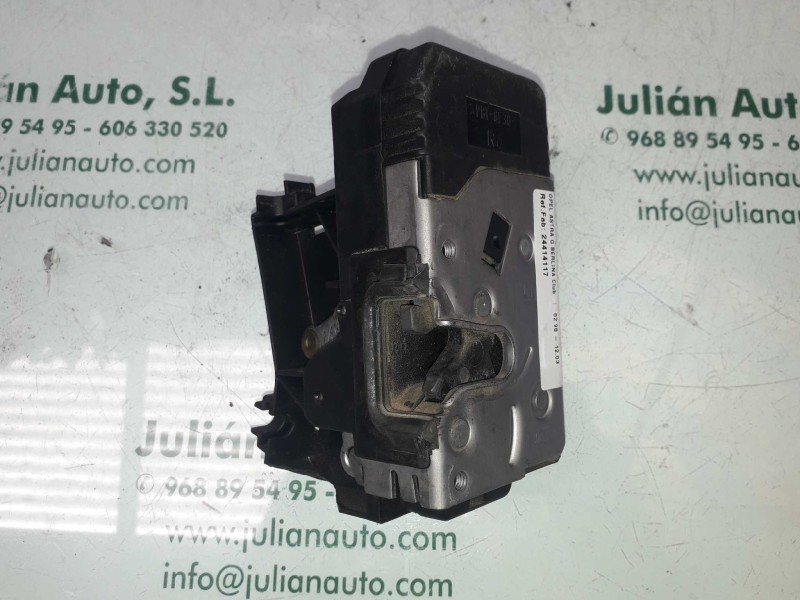 Recambio de cerradura puerta delantera derecha para opel astra g berlina club referencia OEM IAM 24414117  3 PINES