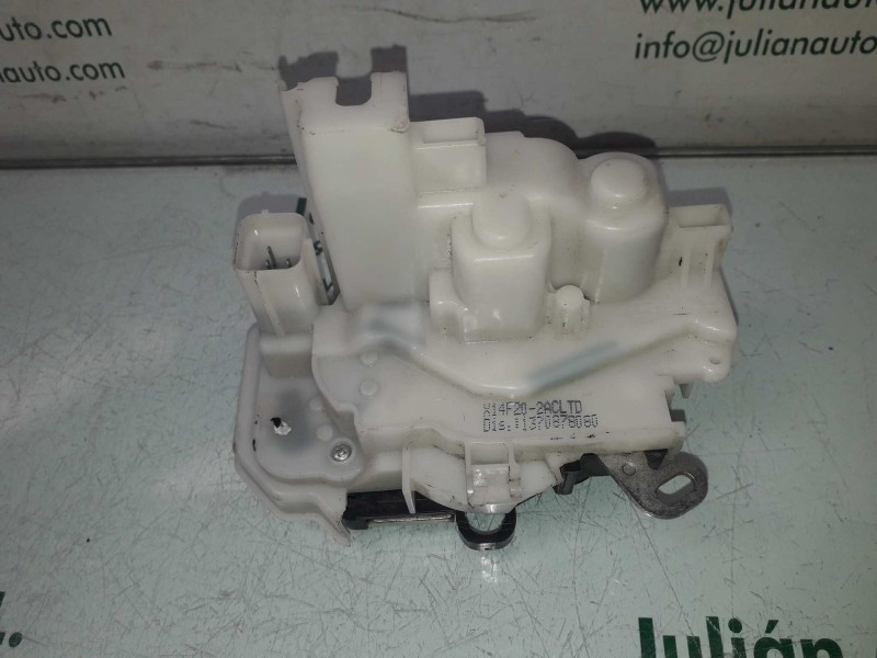 Recambio de cerradura puerta delantera derecha para peugeot bipper básico referencia OEM IAM 1370878080 3+2 PINES BLANCO