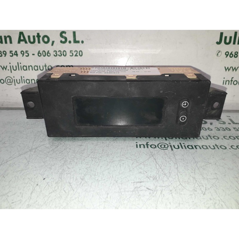 Recambio de pantalla multifuncion para opel astra g berlina club referencia OEM IAM 24461517 102355200 317099190