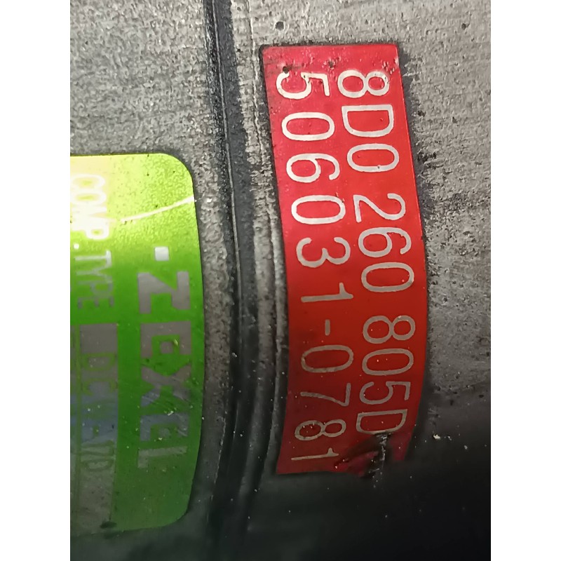 Recambio de compresor aire acondicionado para volkswagen passat berlina (3b2) comfortline referencia OEM IAM 8D0260805D DCW17D Z