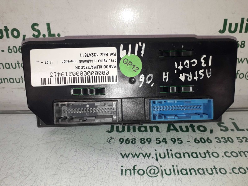 Recambio de mando climatizador para opel astra h caravan innovation referencia OEM IAM 13247811 90151366 