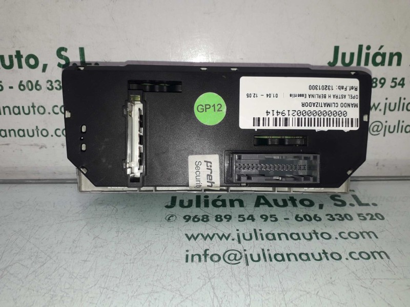 Recambio de mando climatizador para opel astra h berlina essentia referencia OEM IAM 13201300 90151241 