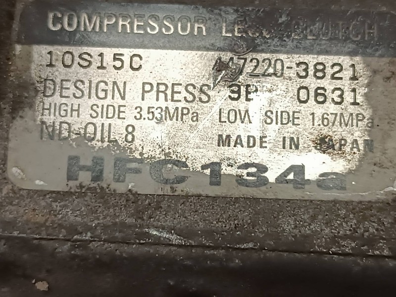 Recambio de compresor aire acondicionado para chrysler pt cruiser (pt) 2.0 classic referencia OEM IAM 4472203821 10S15C  Recambio de compresor aire acondicionado para chrysler pt cruiser (pt) 2.0 classic referencia OEM IAM 4472203821 10S15C