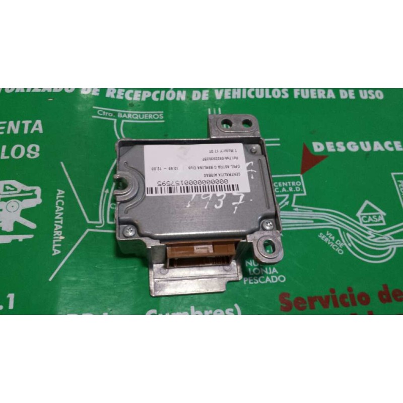 Recambio de centralita airbag para opel astra g berlina club referencia OEM IAM 09229302BF 330518650 5WK42925