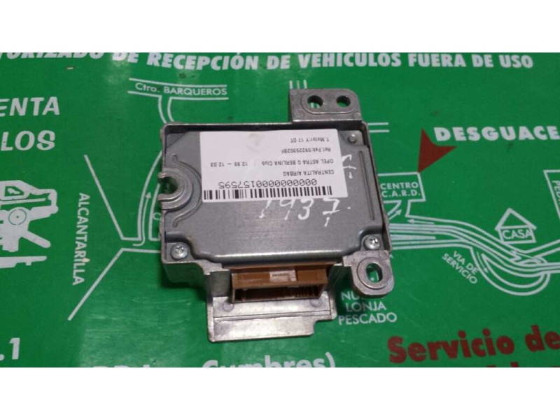 Recambio de centralita airbag para opel astra g berlina club referencia OEM IAM 09229302BF 330518650 5WK42925