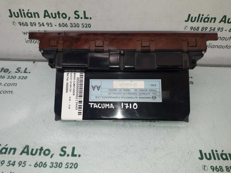 Recambio de mando climatizador para daewoo tacuma cdx referencia OEM IAM 96262854  